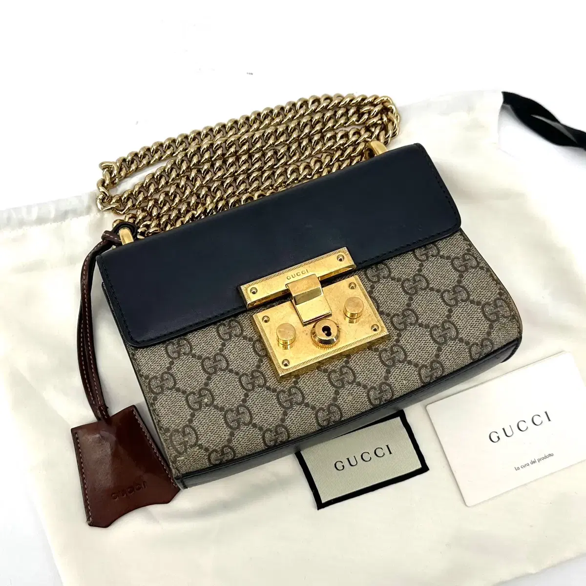 Gucci Paddlelock Small Chain Shoulder Bag (409487)