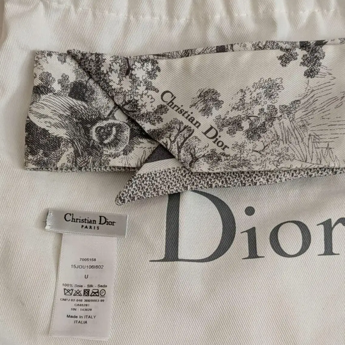 Dior 레디올 카나지백  블랙