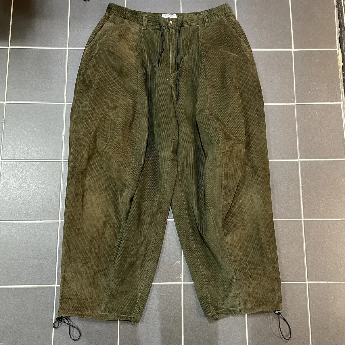 Corduroy Custom Balloon Pants Wide Leg Pants