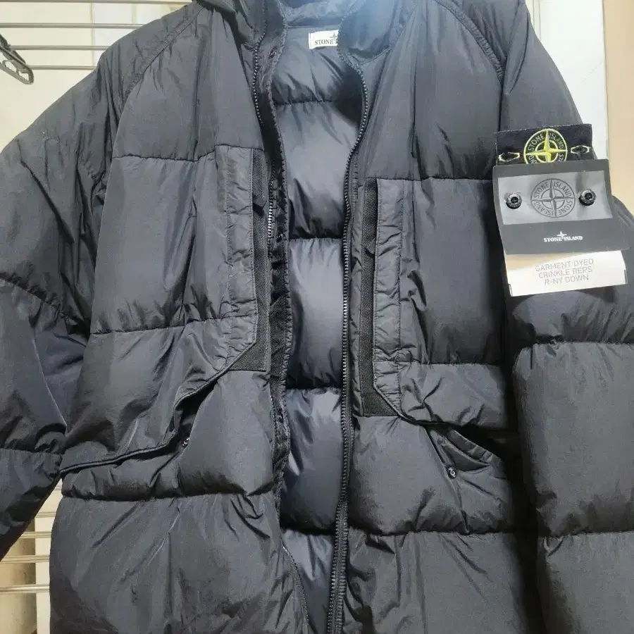 크링클랩스 23fw 후드다운자켓 블랙 XL