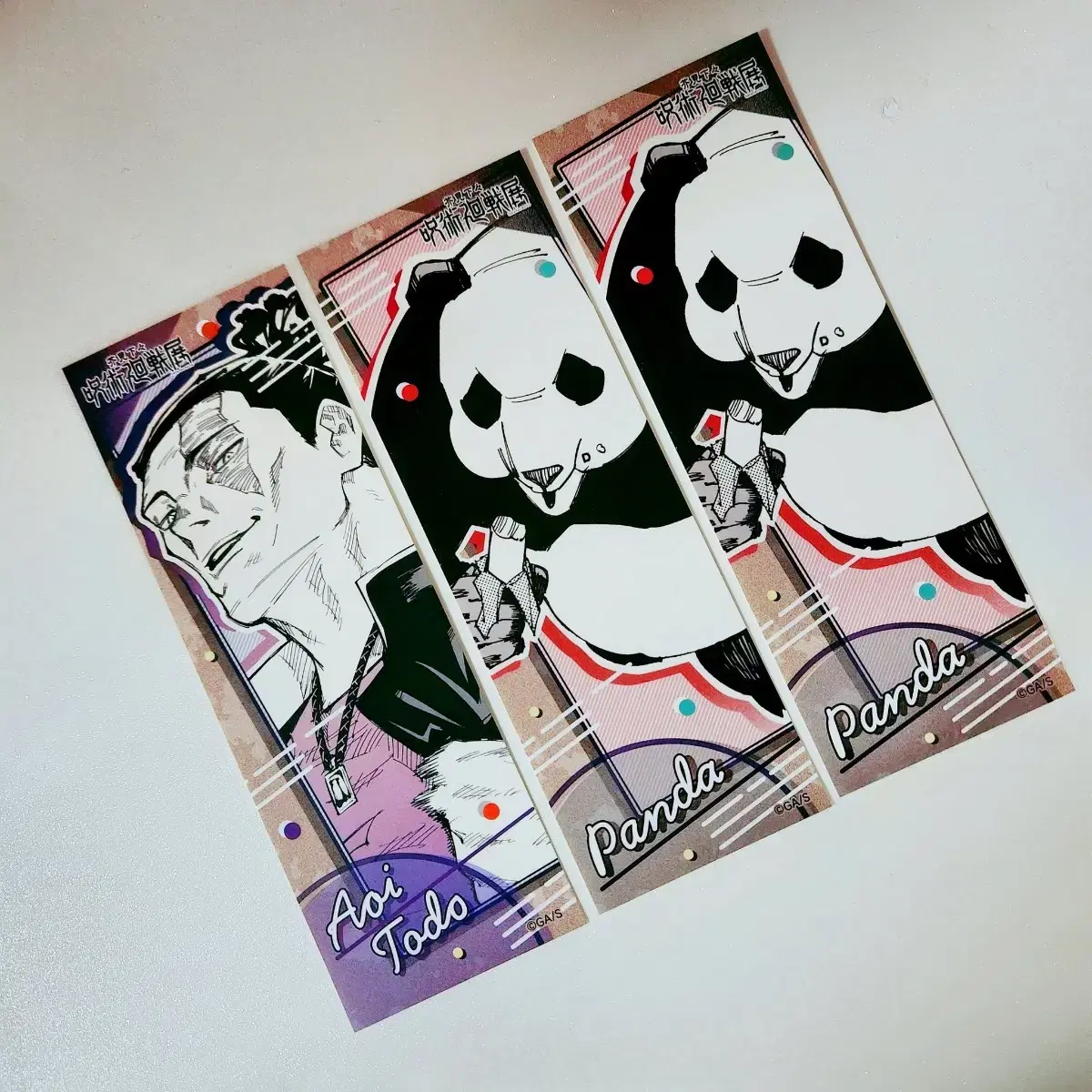 Zuu Hikari Shibuya Hikari no Jutsu Kaijutsu sticker Todo Panda bookmark wts.