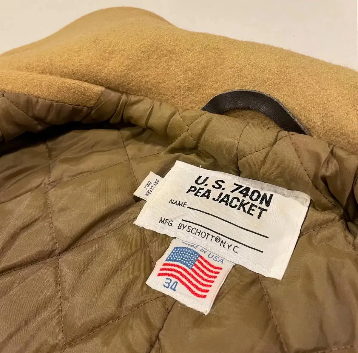 M) *Made in USA/ SCHOTT 740N 쇼트 피코트