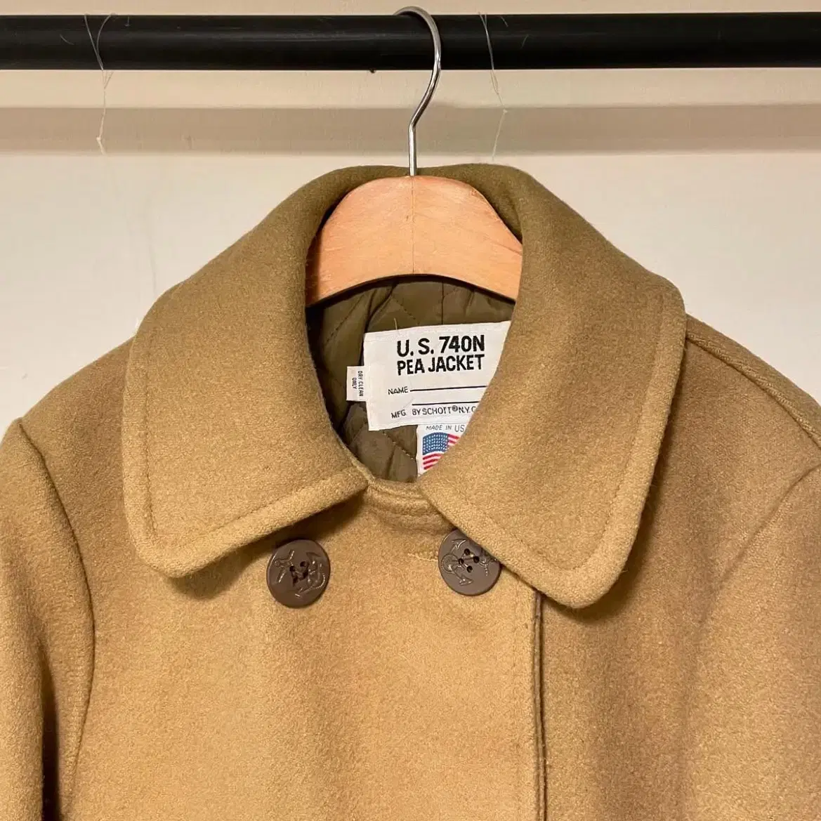 M) *Made in USA/ SCHOTT 740N 쇼트 피코트