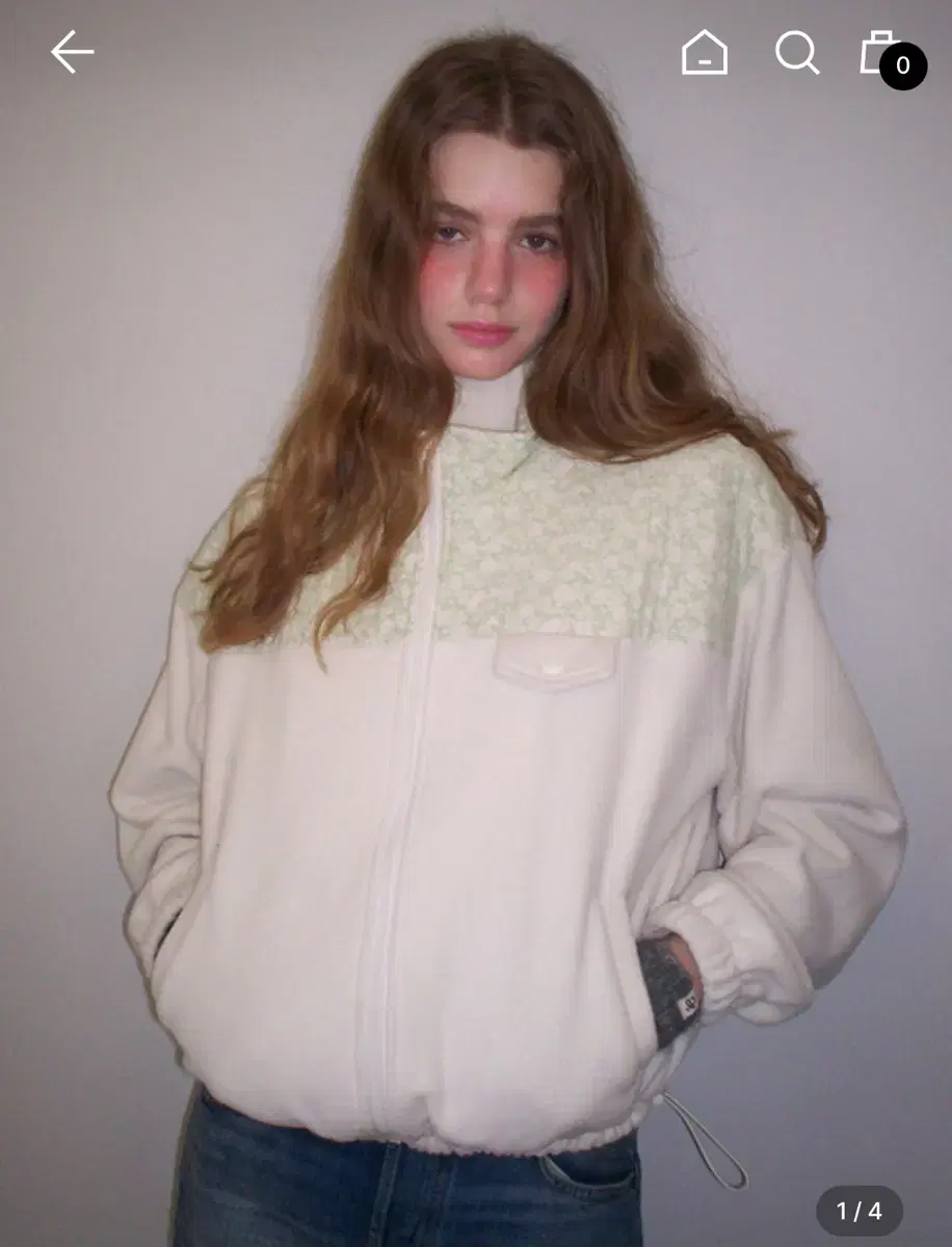 (Letter from the Editor) Lottie Flower Fleece Quilted Jumper