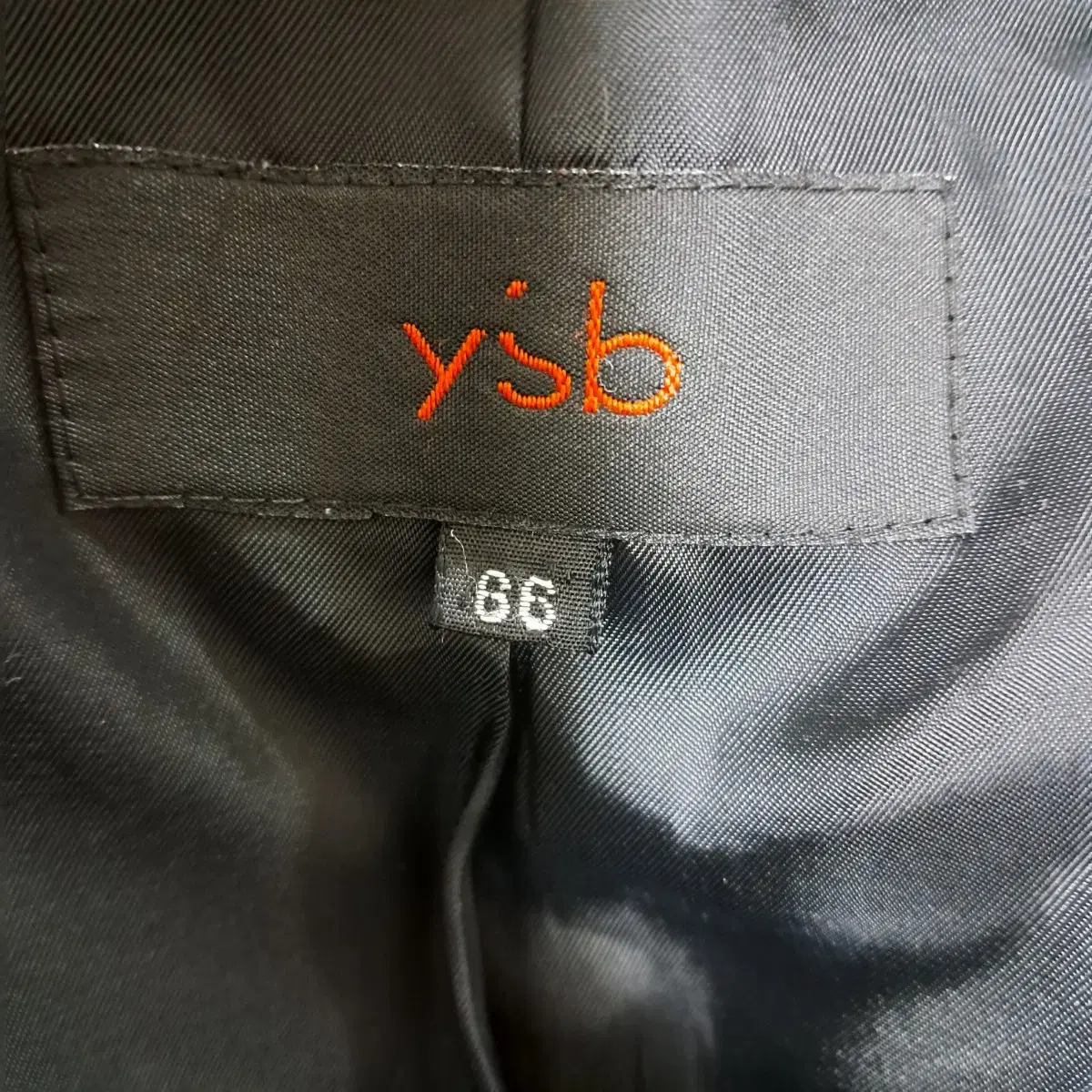 ysb 떡뽁이 블랙 롱코트 66