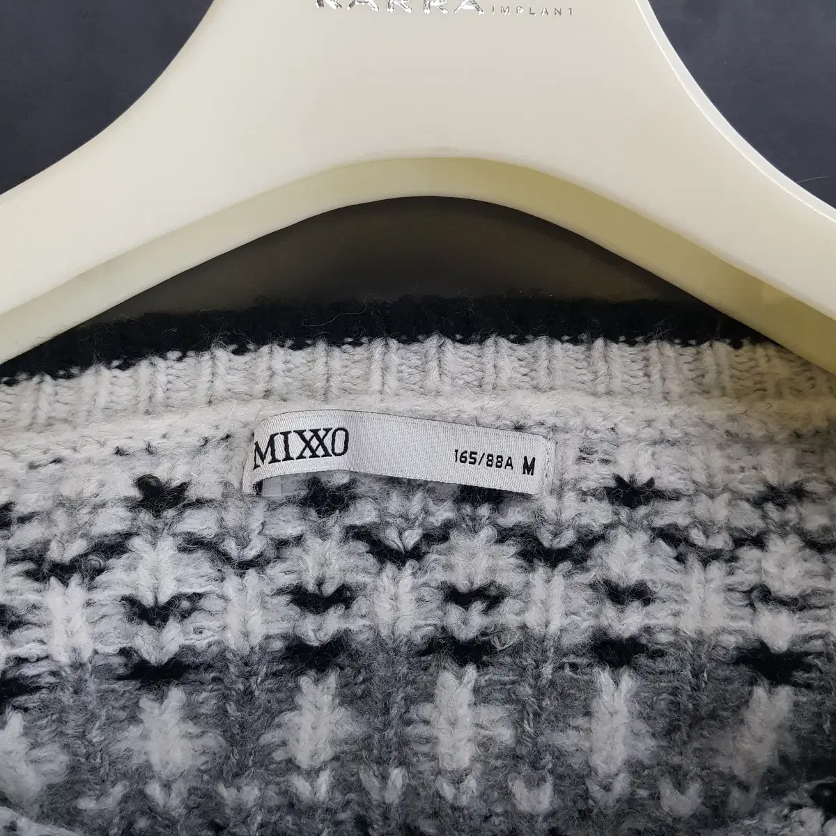 MIXXO 미쏘 에스닉 패턴 니트 가디건 M