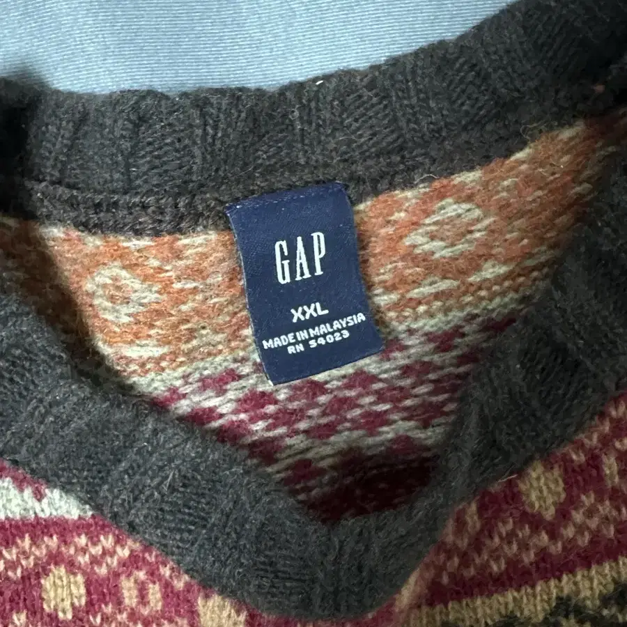 (그랜파코어룩) 페어아일 노르딕 GAP 스웨터 XXL 판매