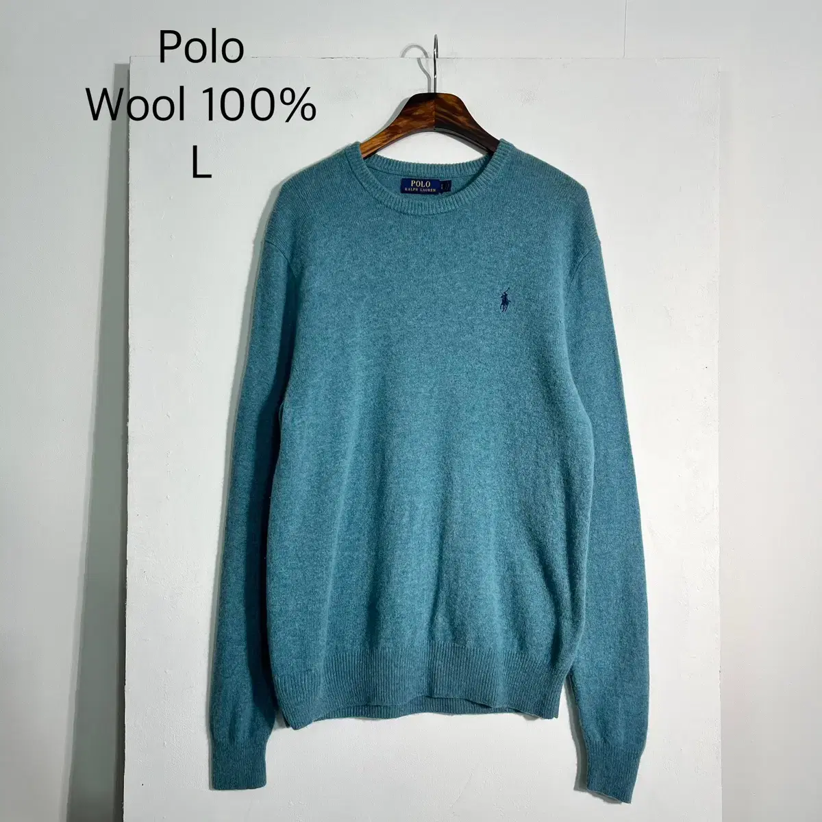 Polo 폴로 신형 울100% 니트 L