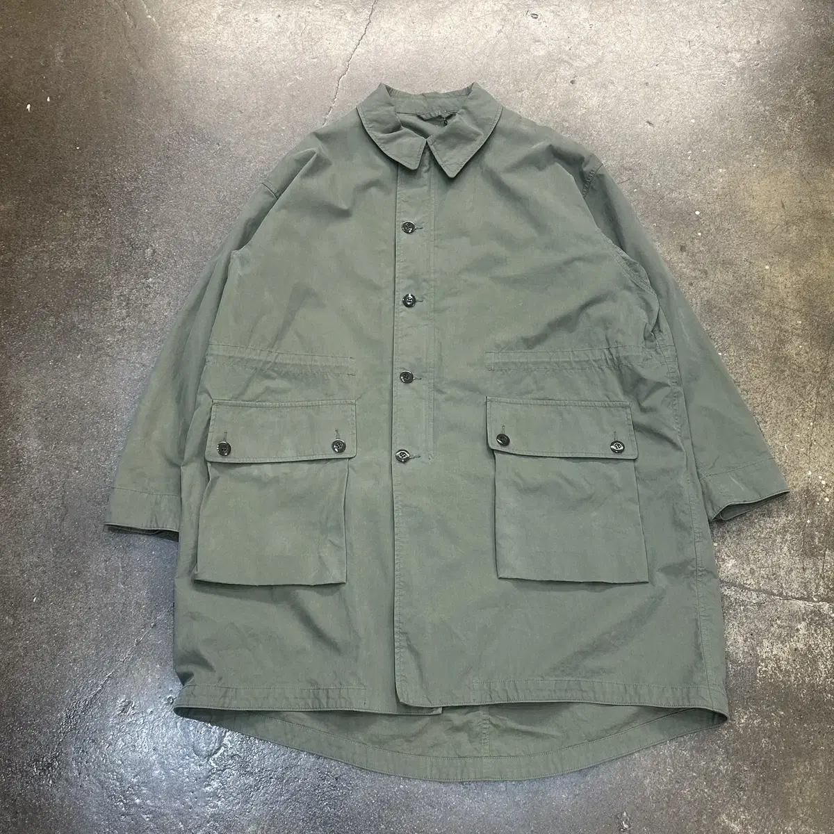 ARMY TWILL 피쉬테일파카