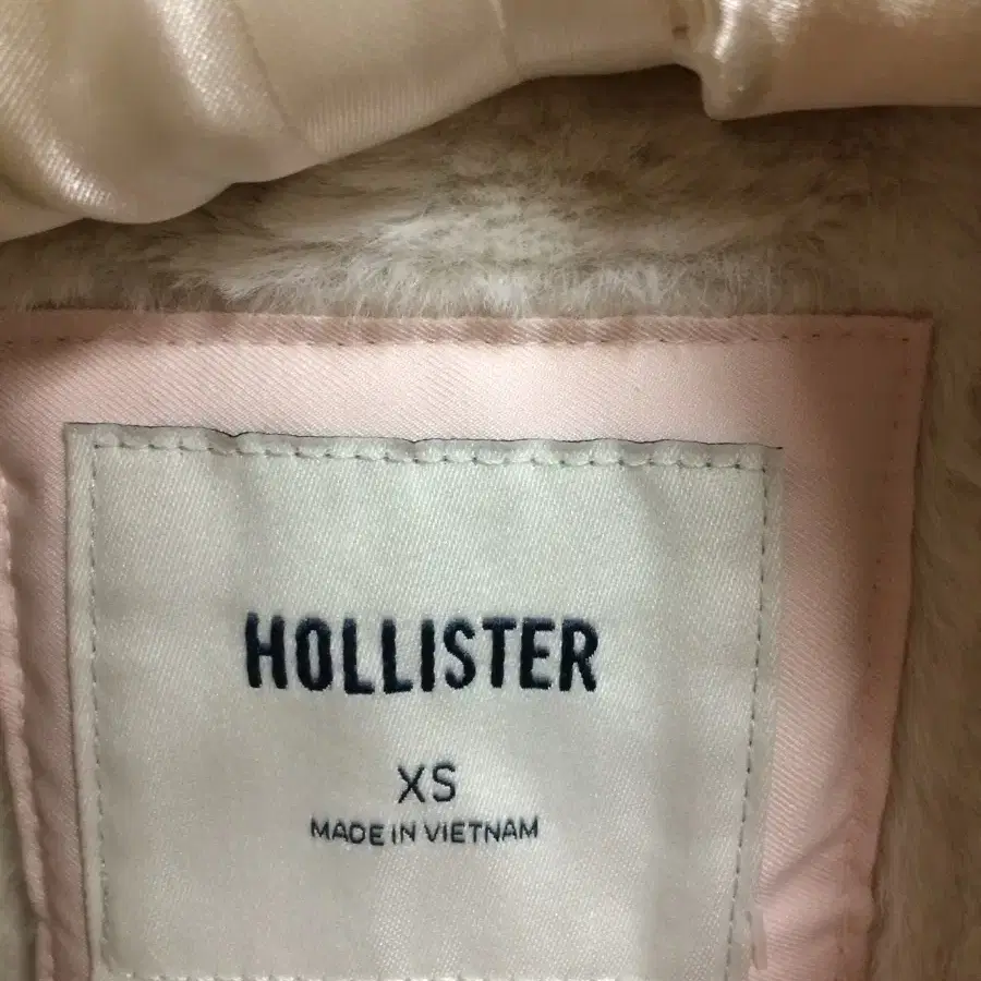 홀리스터 hollister 연핑크 후드 패딩 핀터레스트