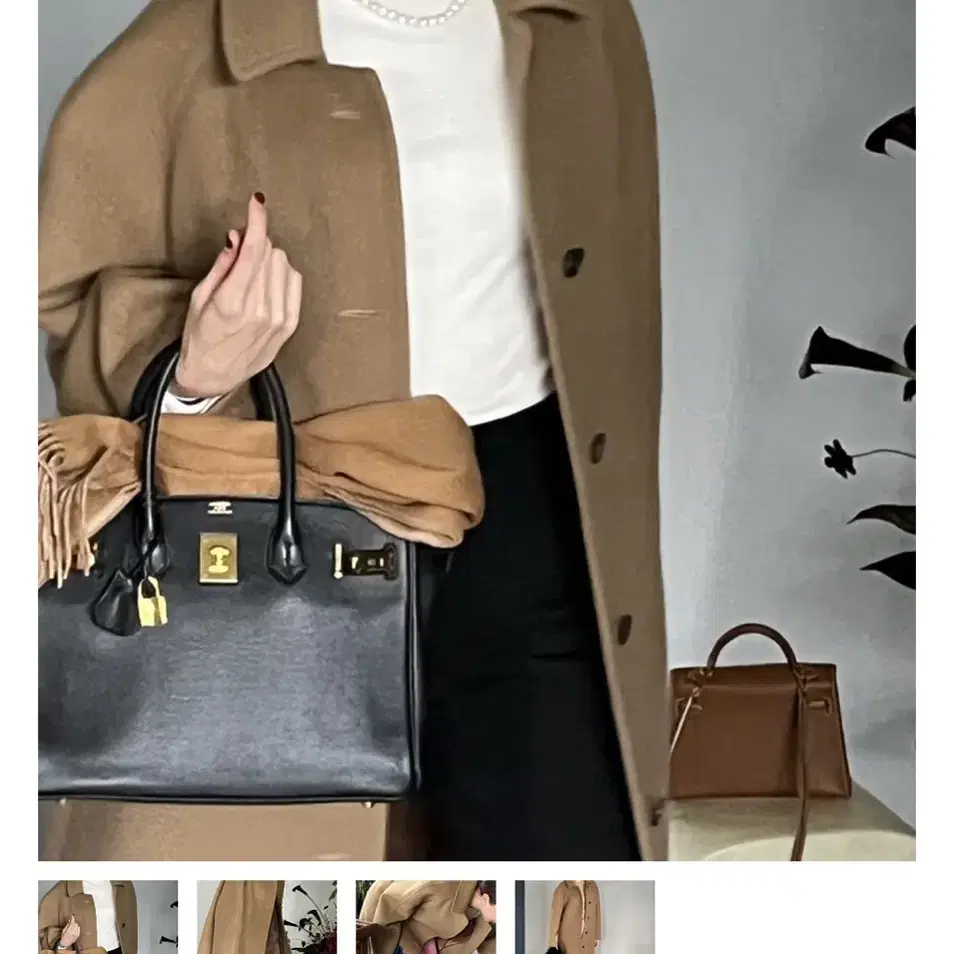 쎄모먼 코트 Adelaide CAMEL Coat