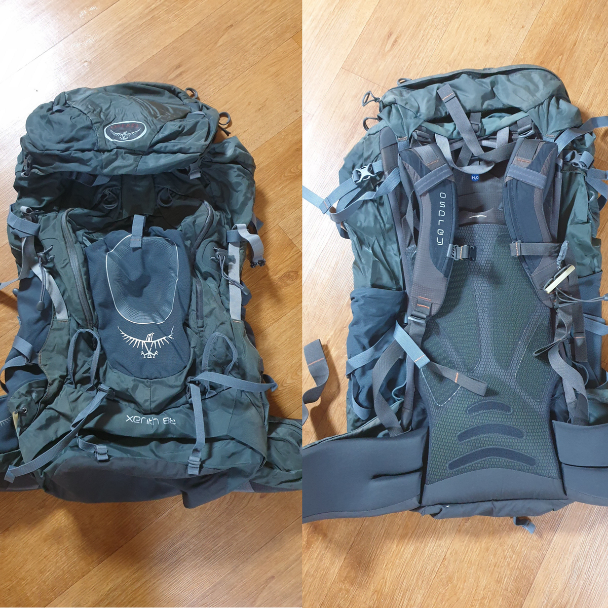 Osprey Packs Osprey Xenith 88 Osprey Xenith 88 Rucksack Tektite Grey