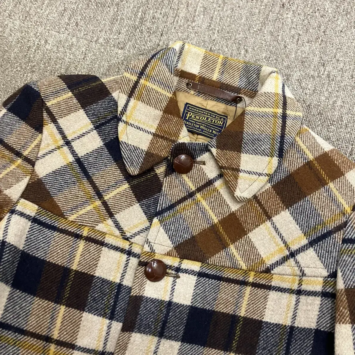 Pendleton 펜들턴 체크 코트