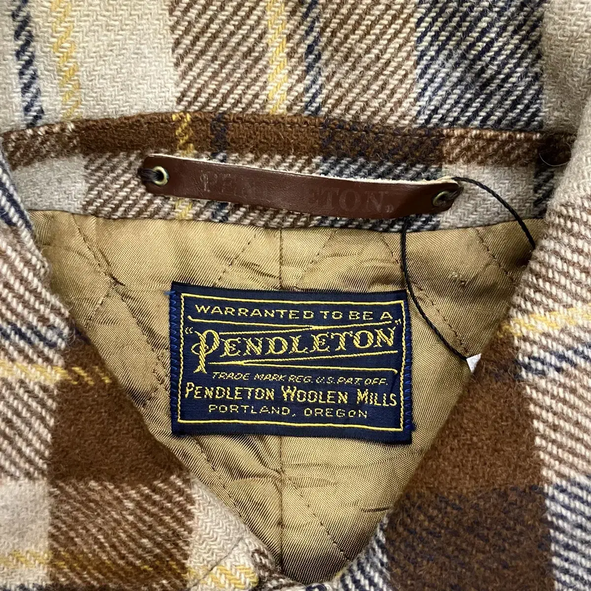 Pendleton 펜들턴 체크 코트