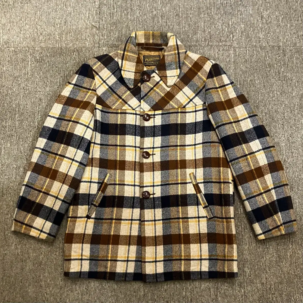 Pendleton 펜들턴 체크 코트