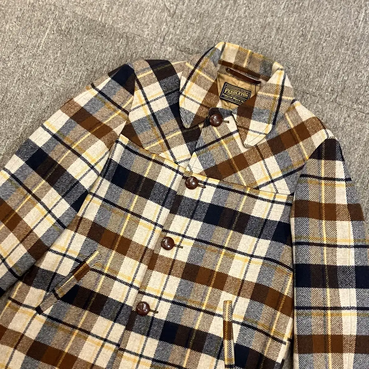 Pendleton 펜들턴 체크 코트