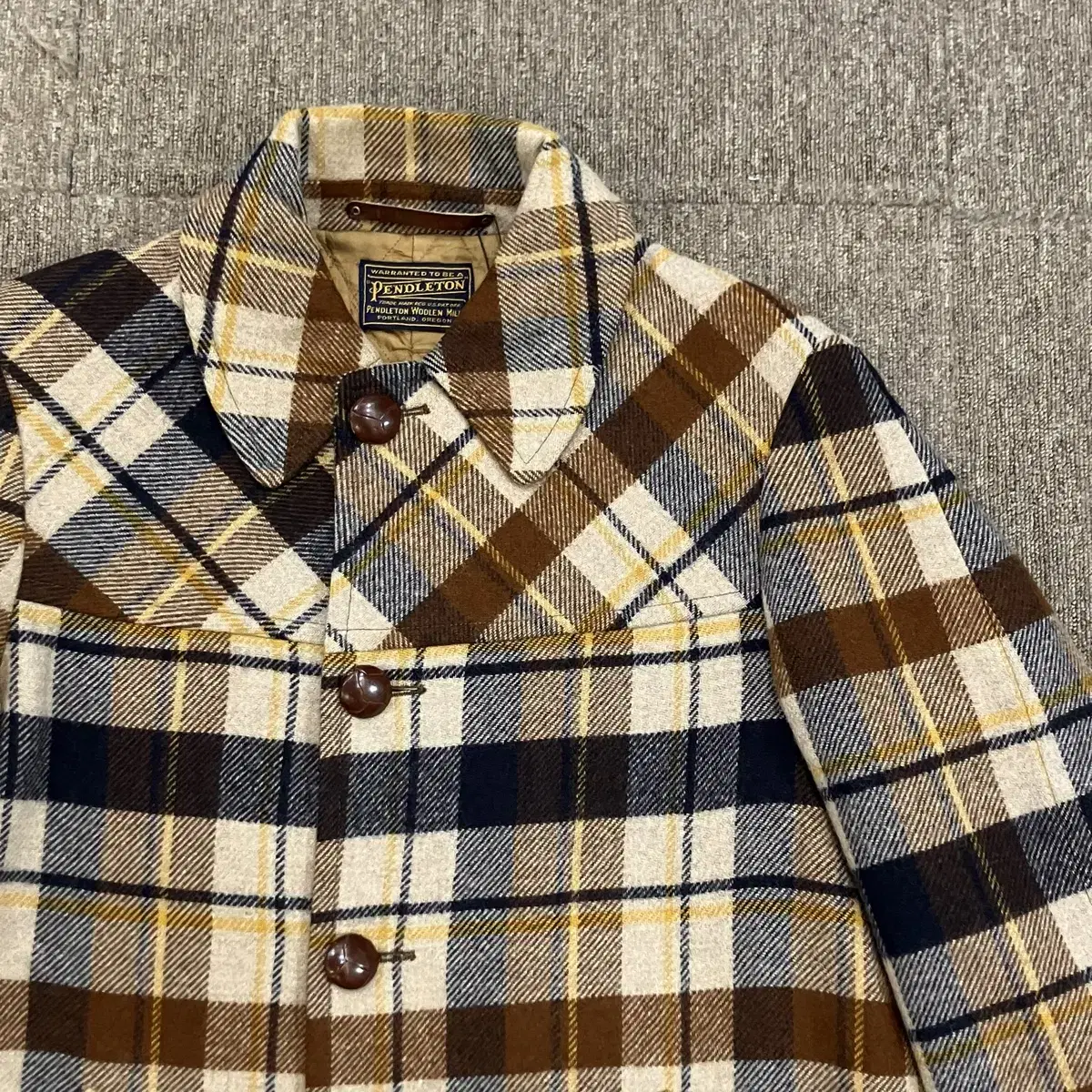 Pendleton 펜들턴 체크 코트