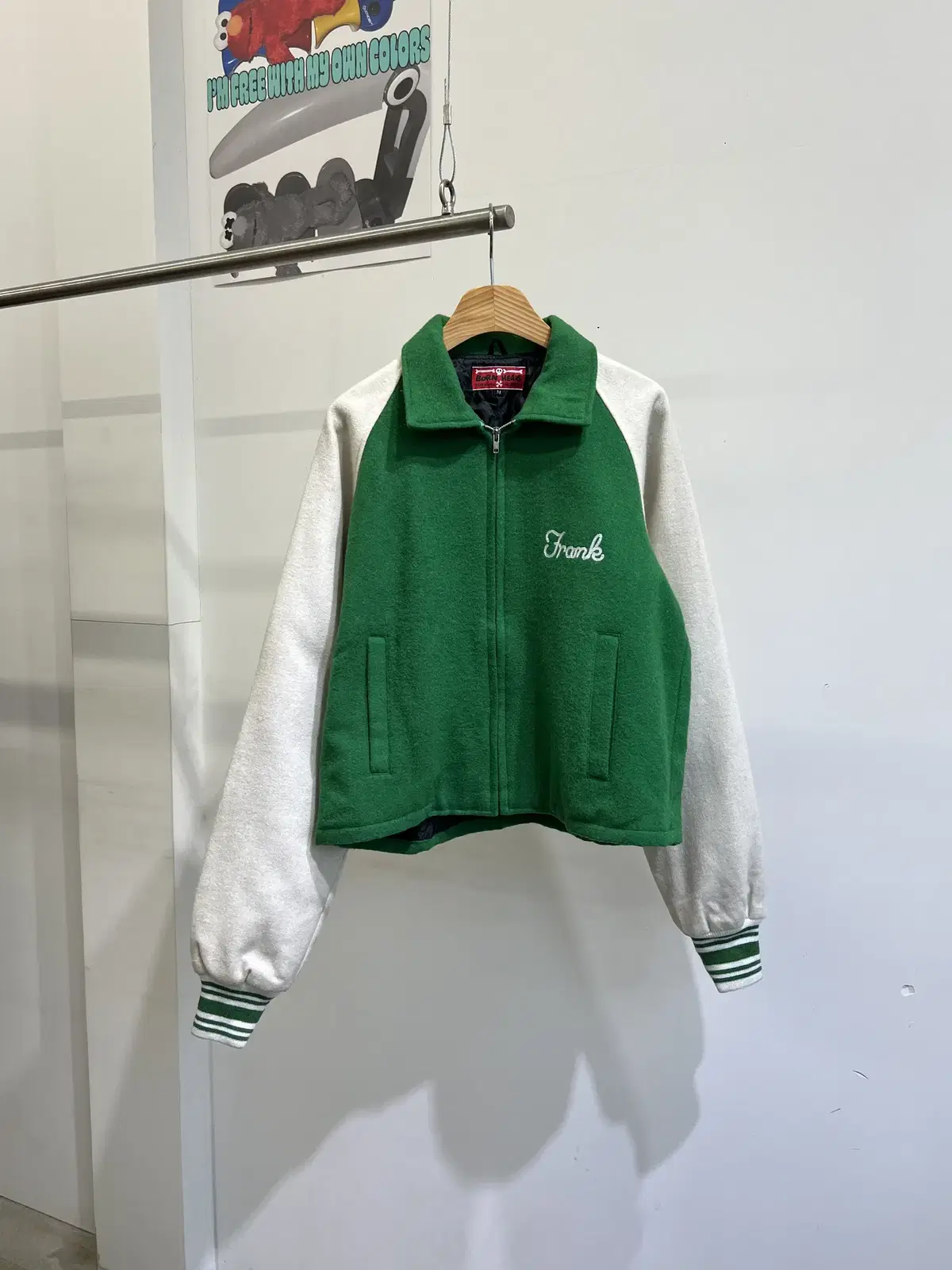 Vintage BORN HEADS (Made in Japan) Varsity Jacket