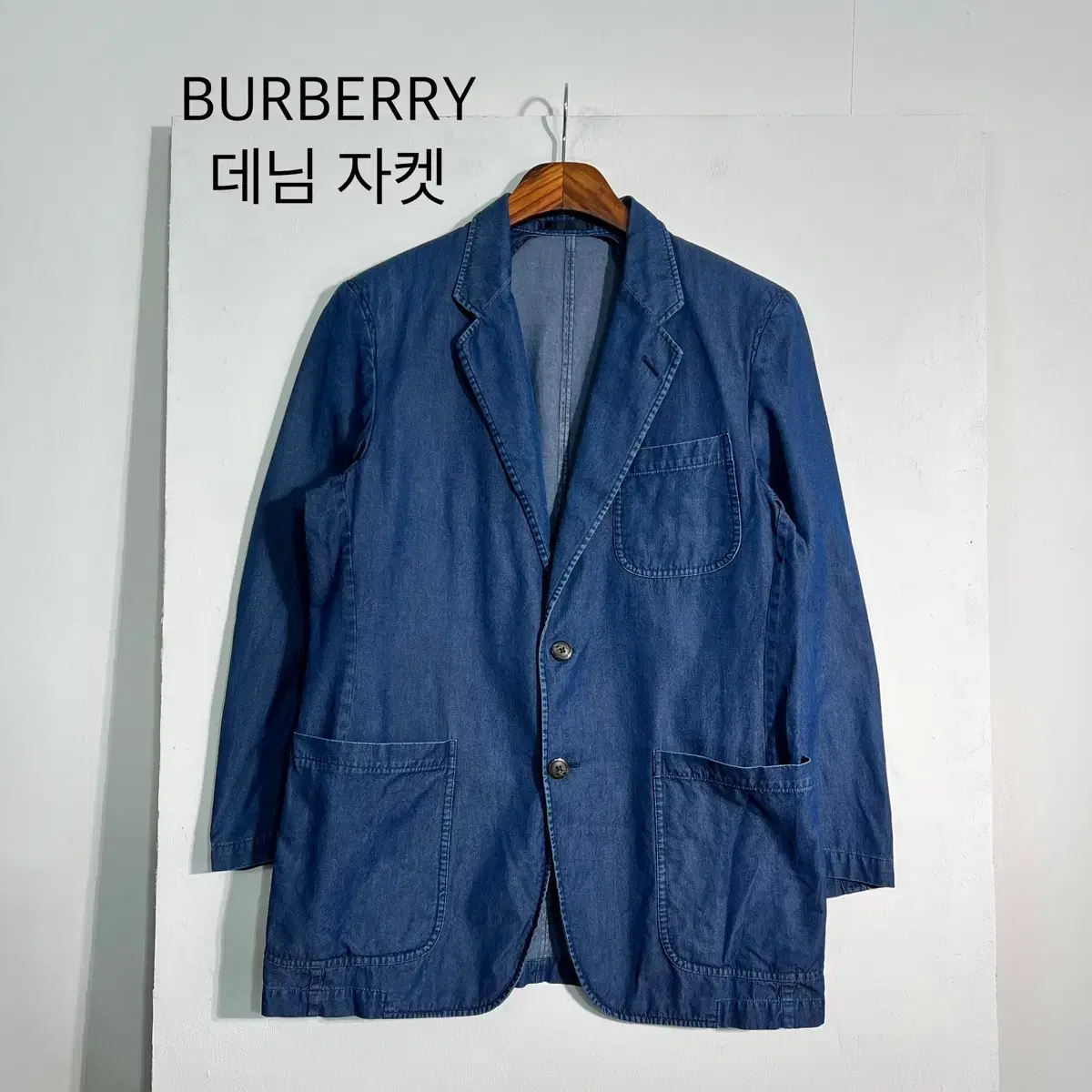 Burberry 버버리 데님 블레이저 청자켓