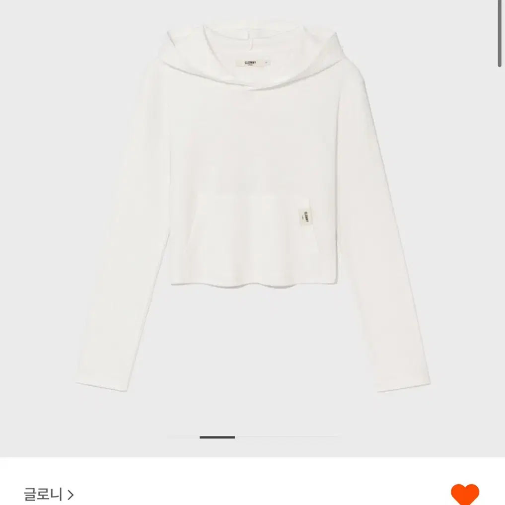 글로니 후디 COMFORT HOODIE (WHITE) M사이즈