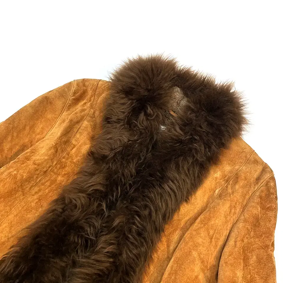 Leather Fur Coat 돈피 퍼 코트 /OS