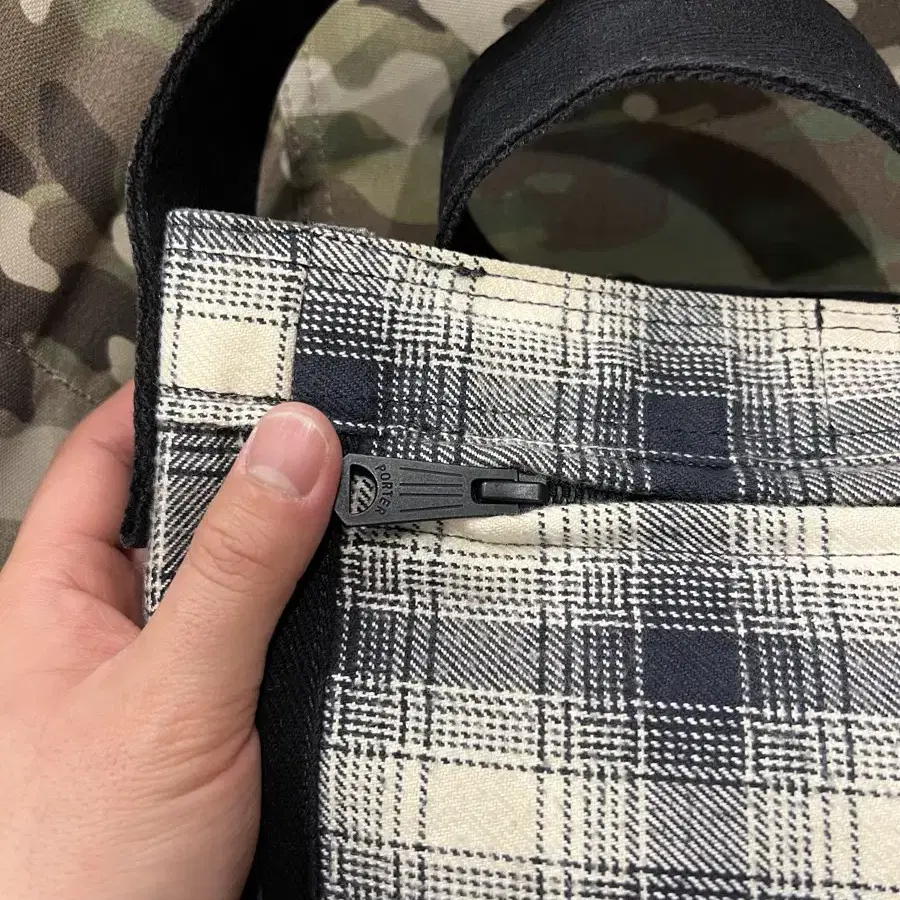 YOSHIDA PORTER CHECK BAG 요시다포터 크로스백