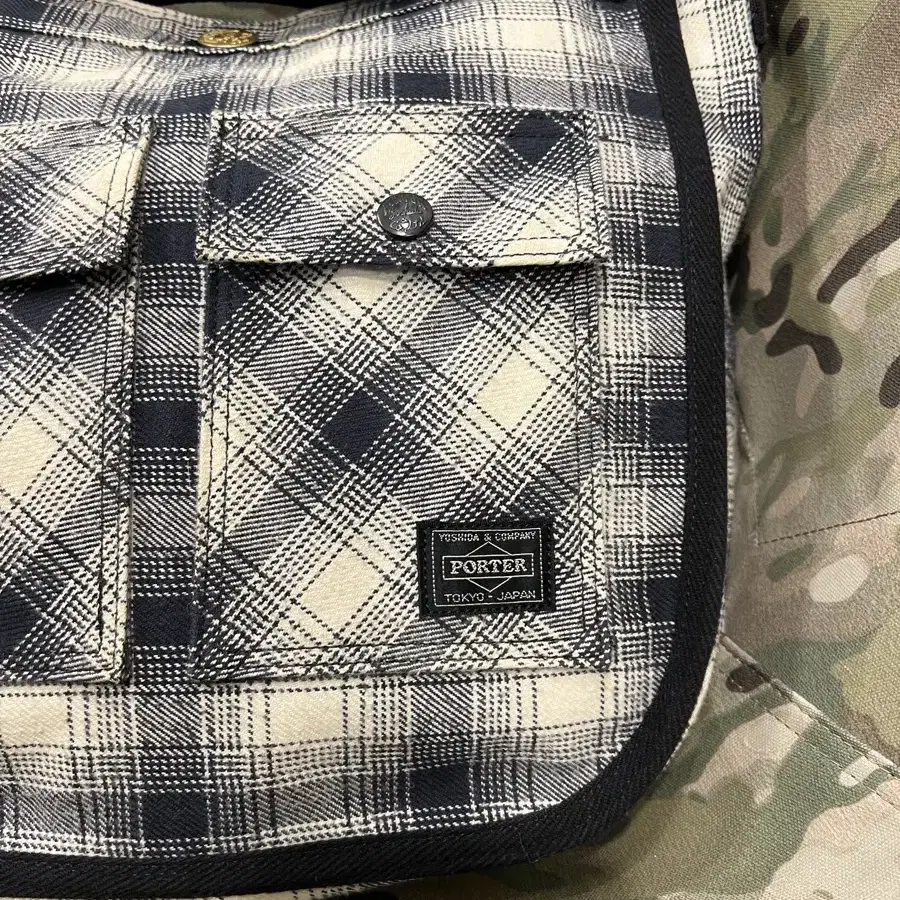 YOSHIDA PORTER CHECK BAG 요시다포터 크로스백