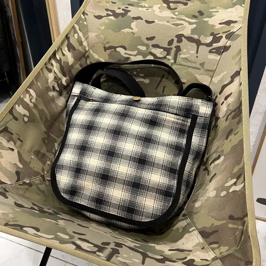 YOSHIDA PORTER CHECK BAG 요시다포터 크로스백