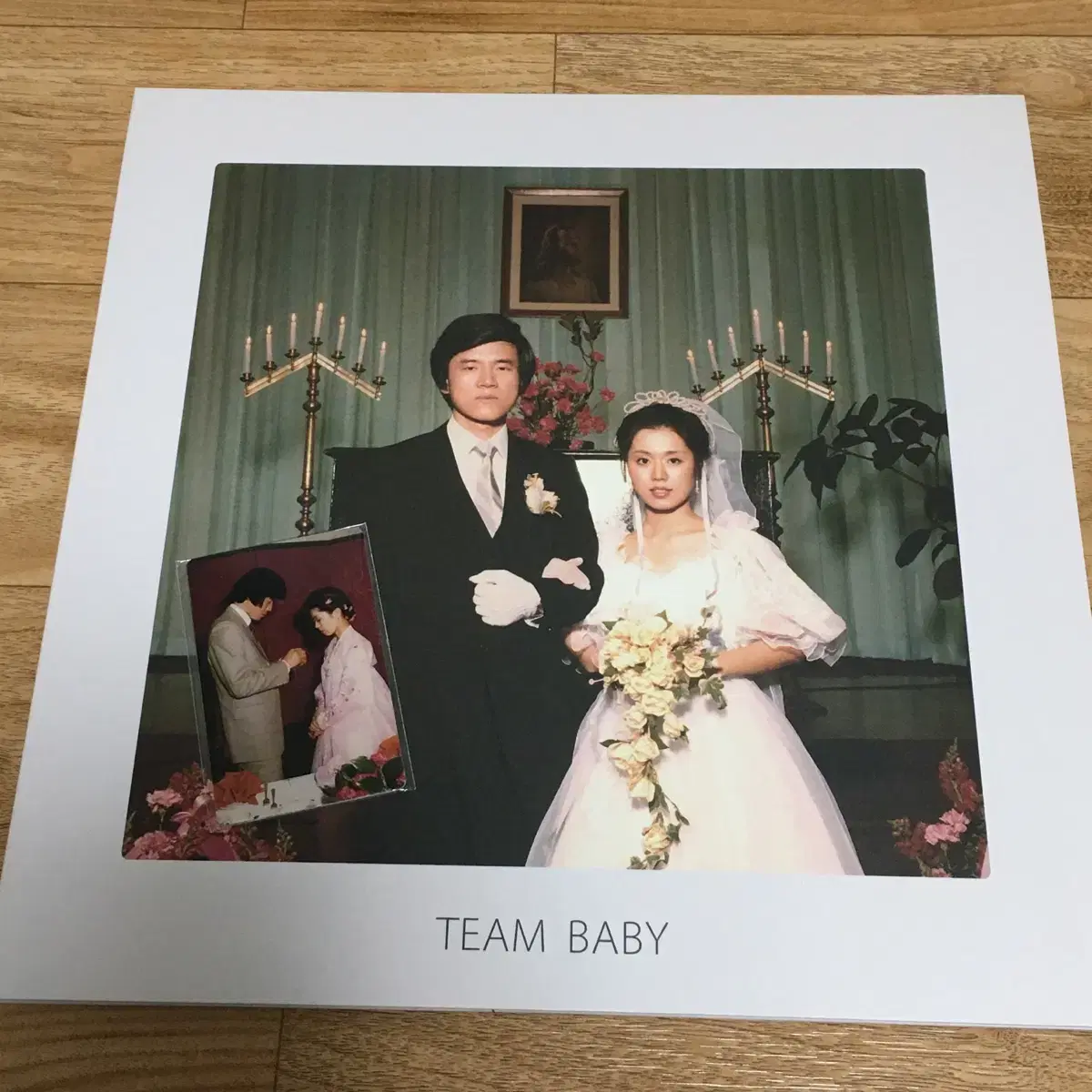 검정치마 TEAM BABY LP 구성품 포토카드