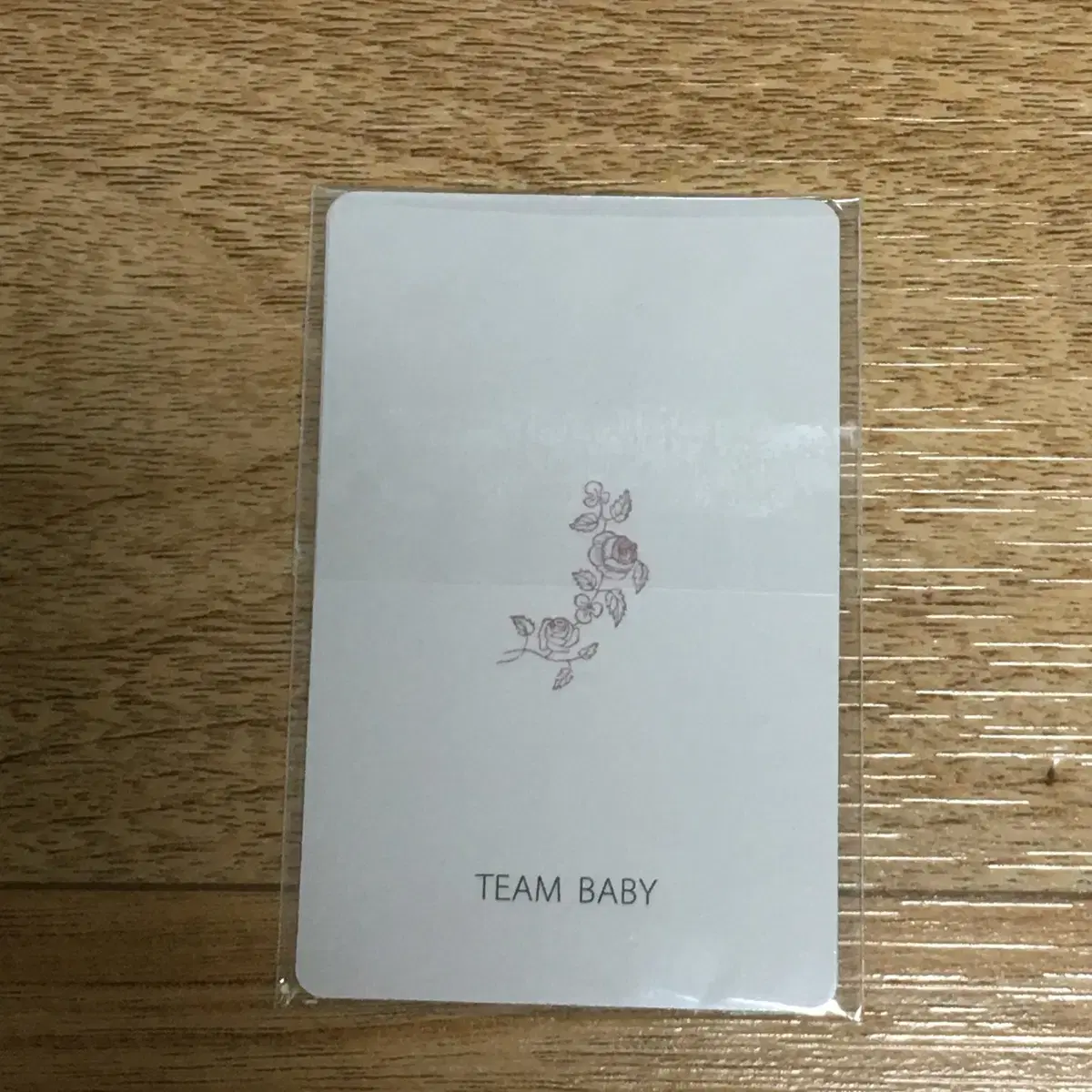 검정치마 TEAM BABY LP 구성품 포토카드