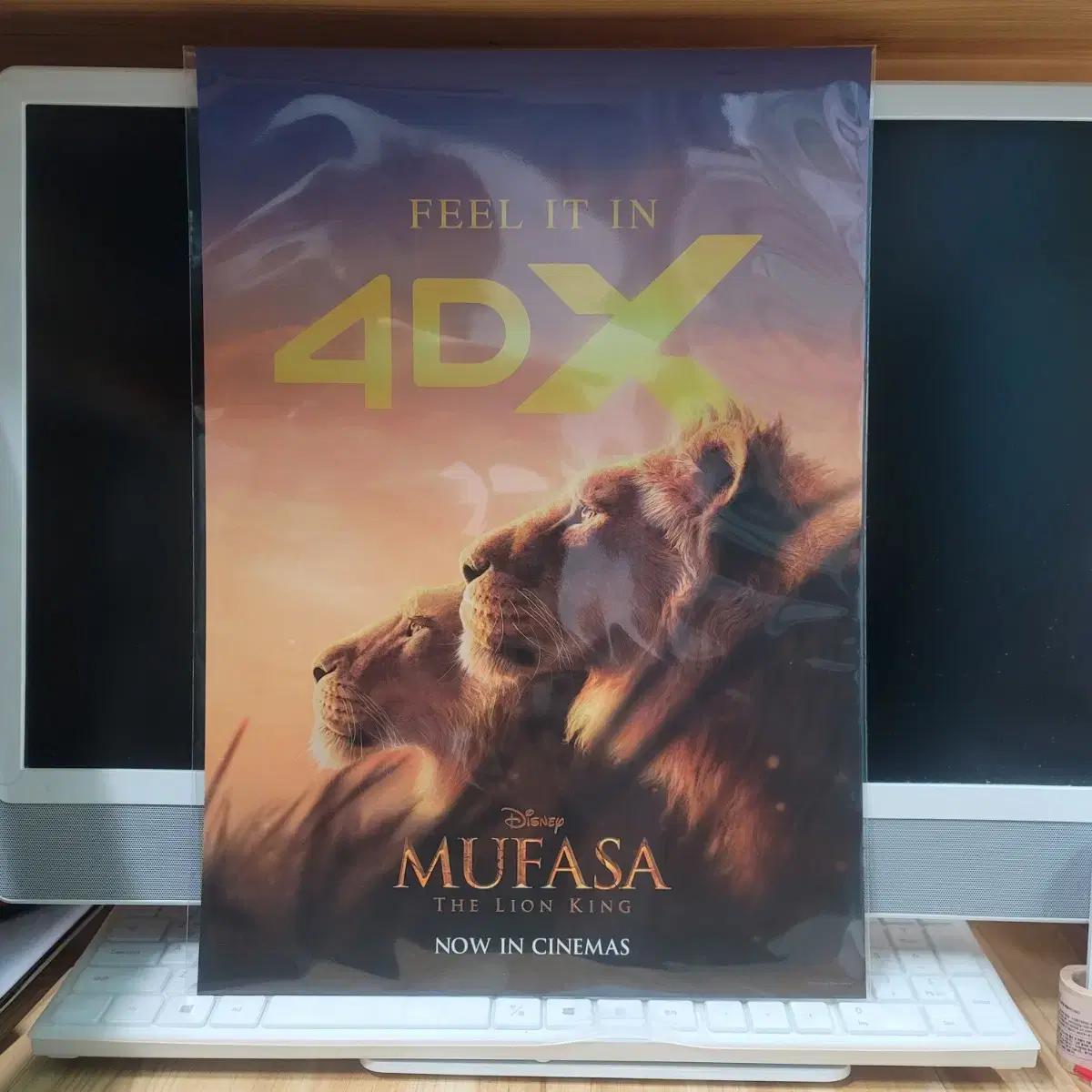 무파사: 라이온킹 4DX 포스터 팝니다.(새상품)