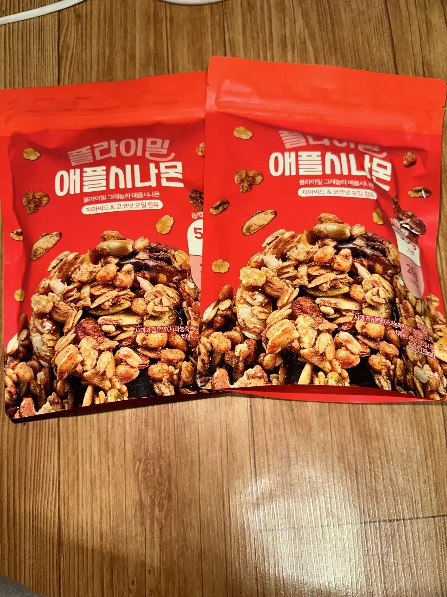 플라이밀 그래놀라 애플시나몬 250g 두봉 일괄 판매 미개봉