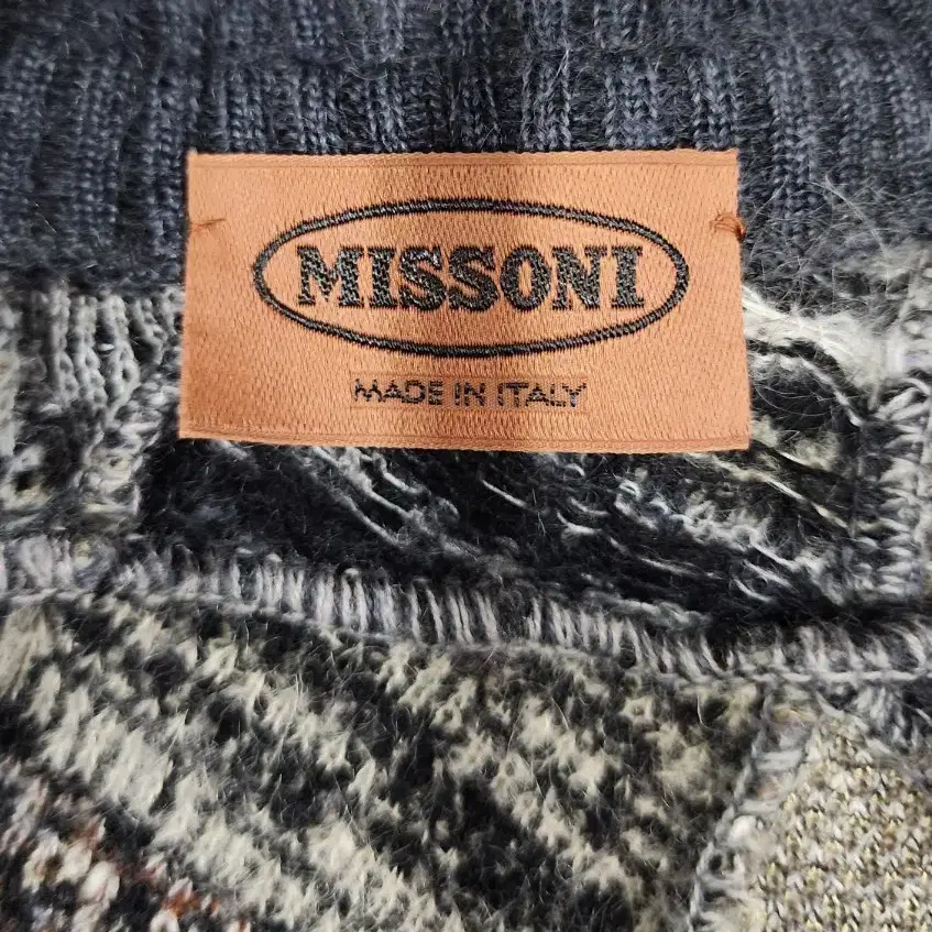 미쏘니 Missoni 패치워크 브러쉬드 스웻 가디건