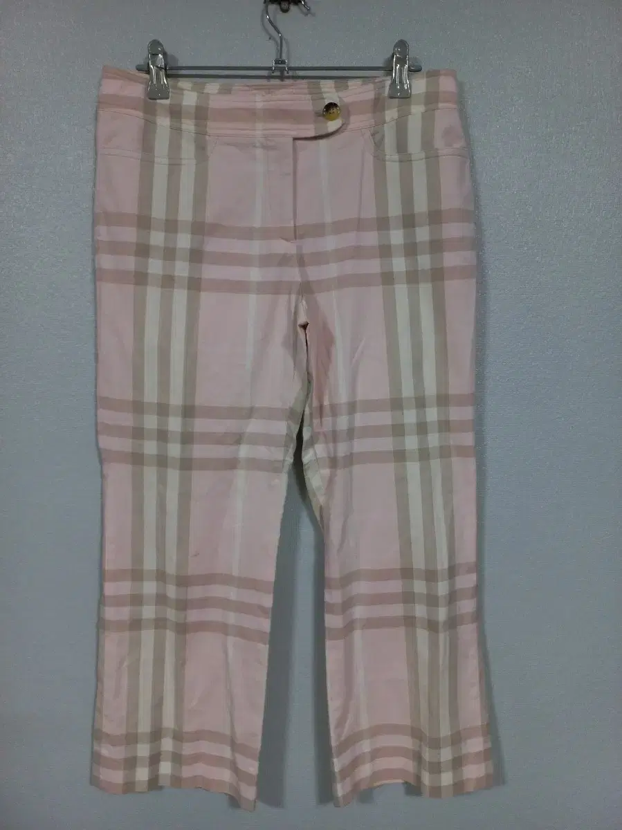 Burberry Women's Check Trousers S