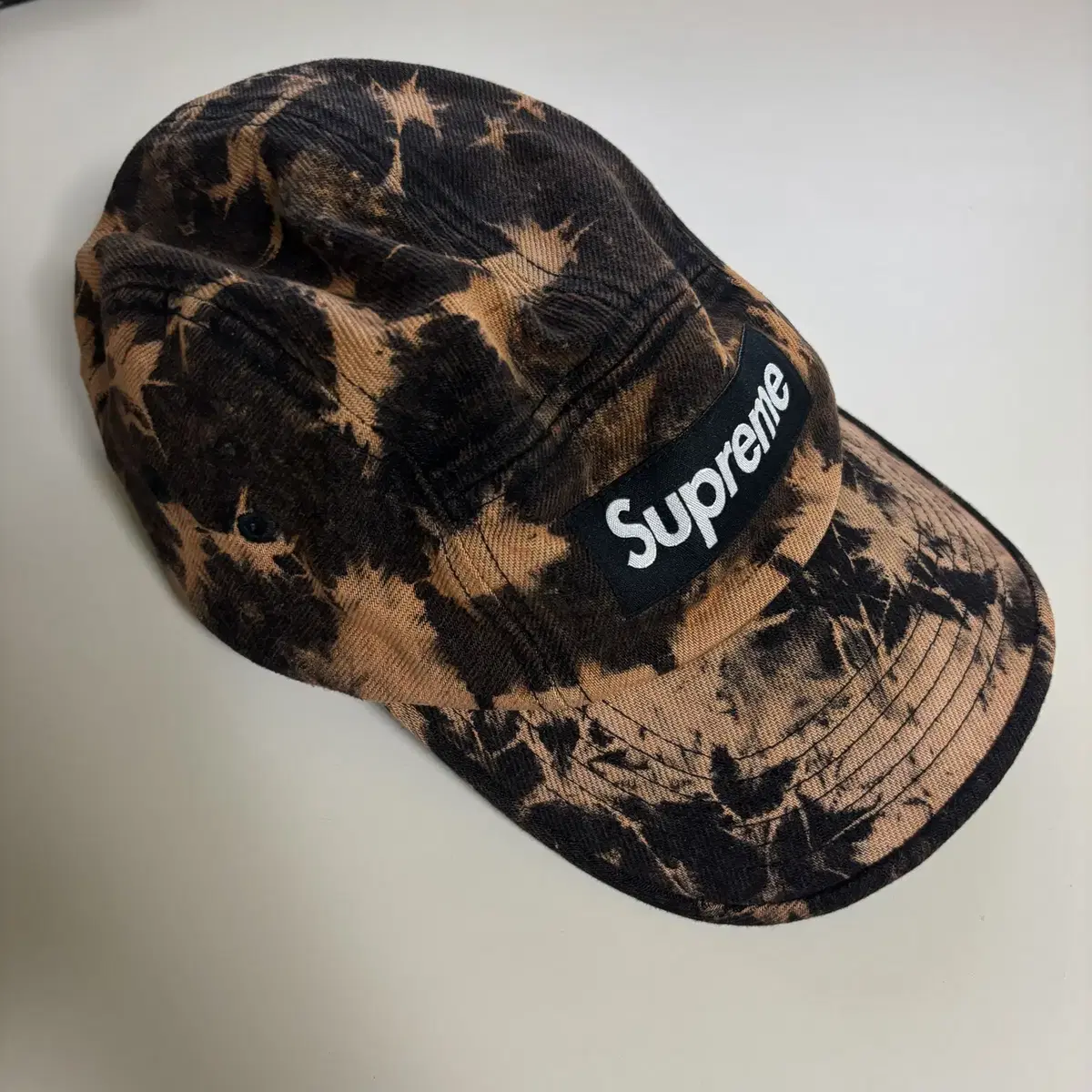 Supreme Denim Camp Cap Dyed Rust (22FW)