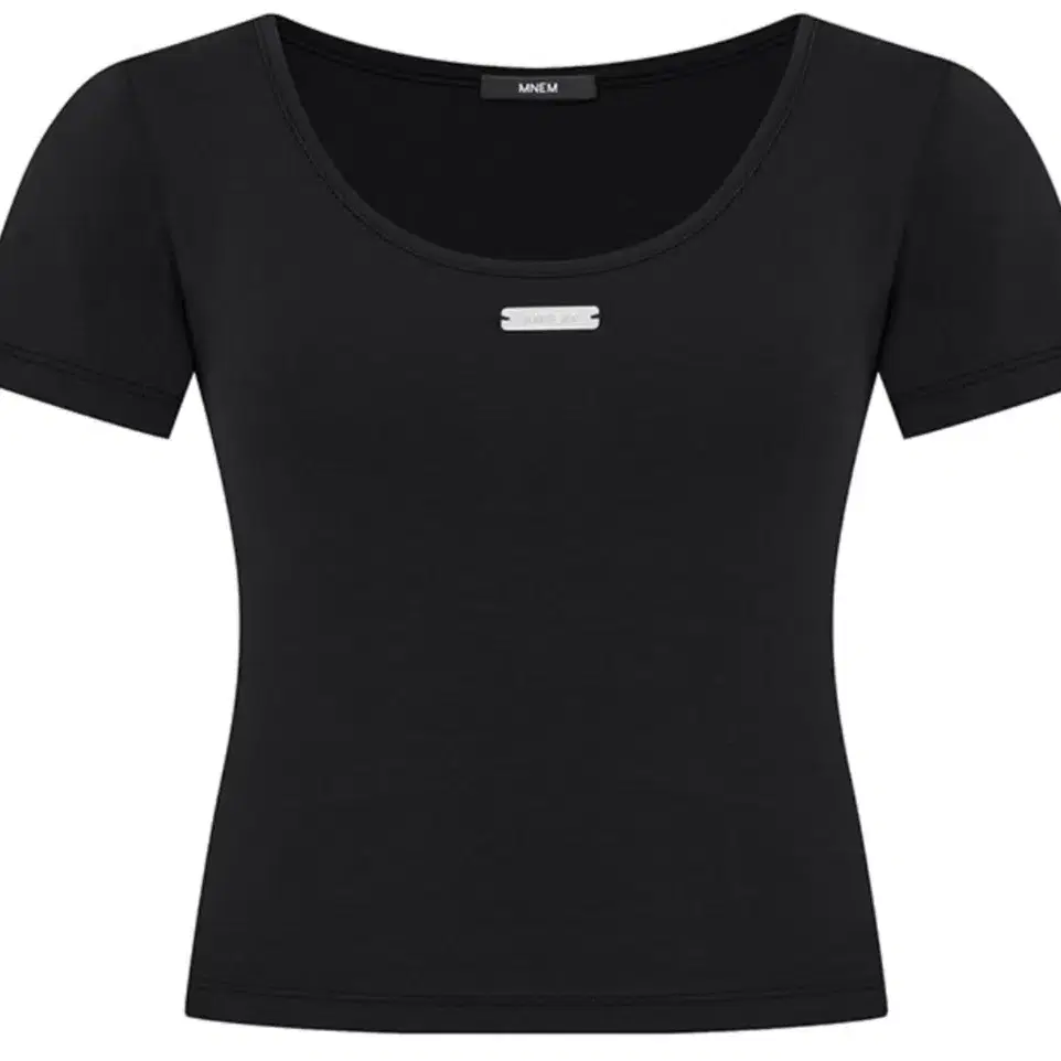 [mnem] classic logo half top (black)