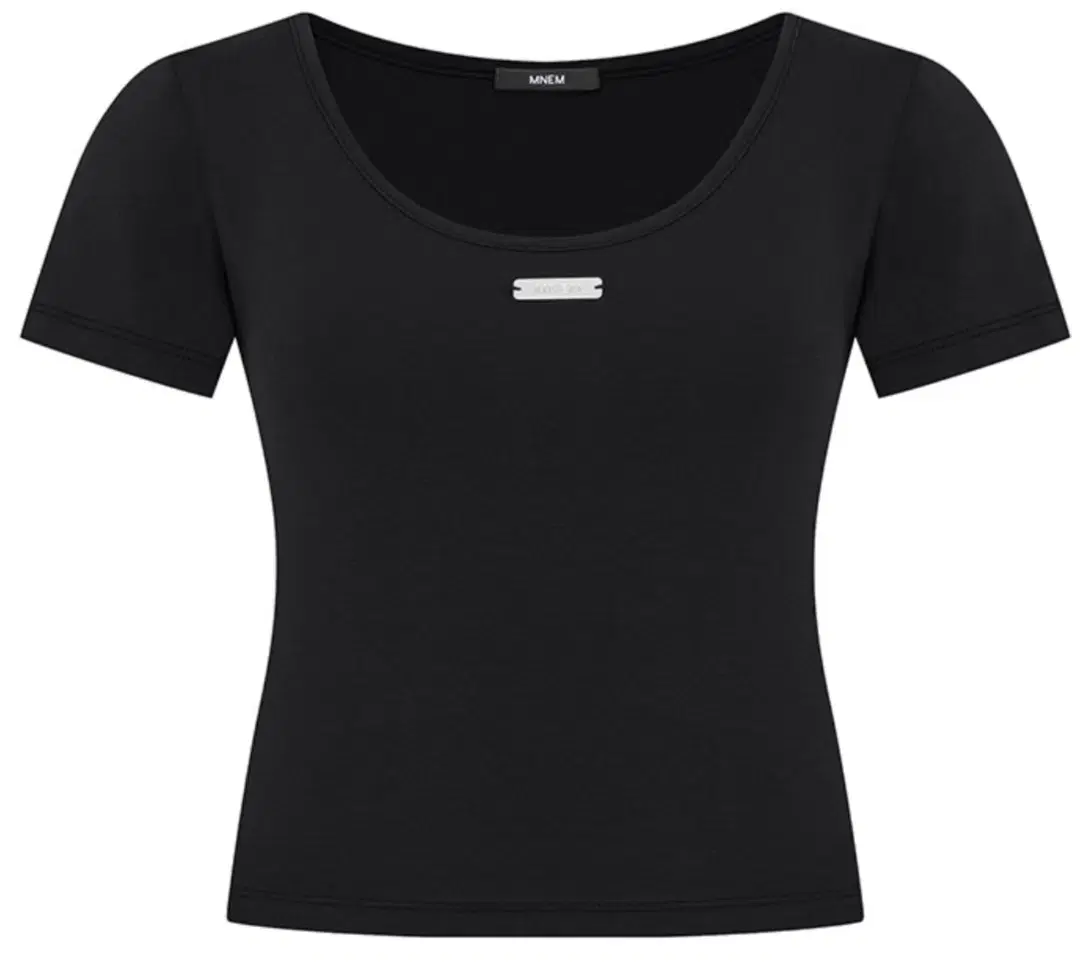 [mnem] classic logo half top (black)