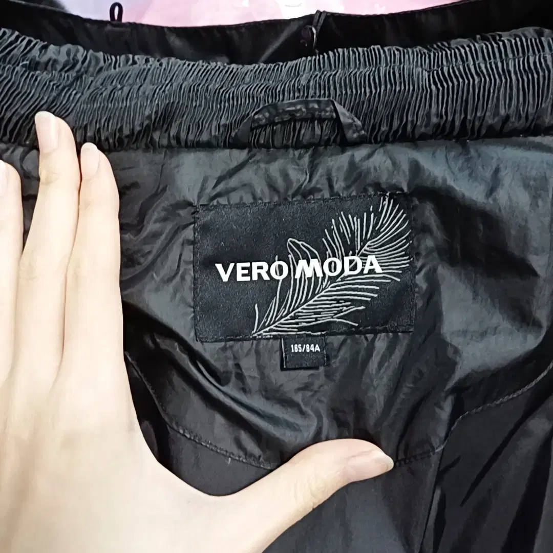 VERO MODA/다운 롱 패딩 점퍼 블랙 여S 85 55/라덴