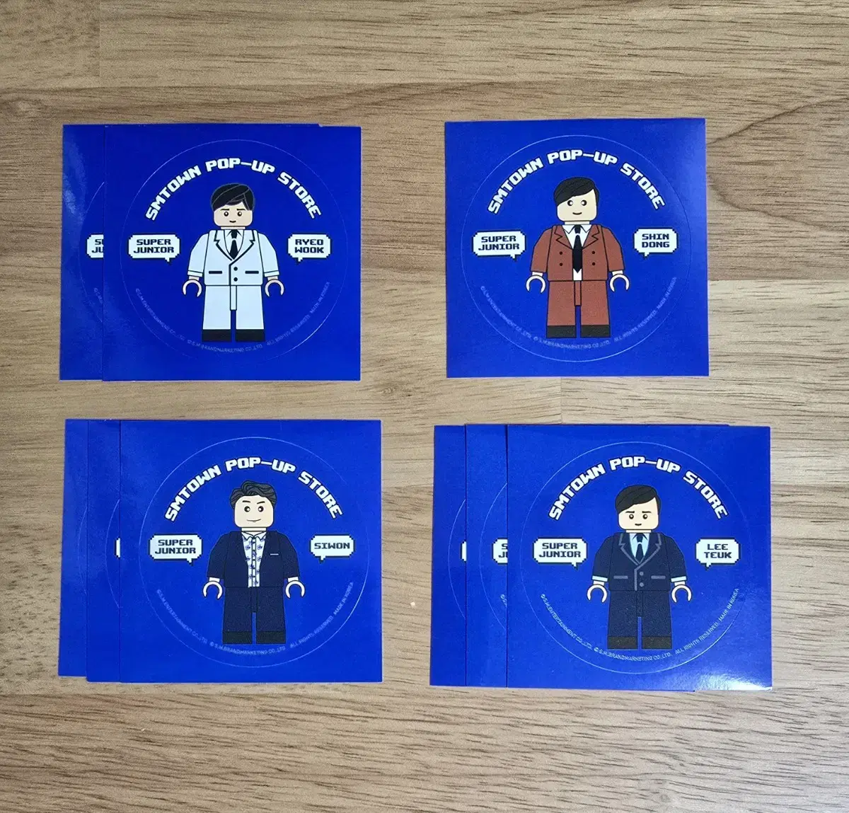 슈퍼주니어 BLOCK 스티커 Super Junior Sticker