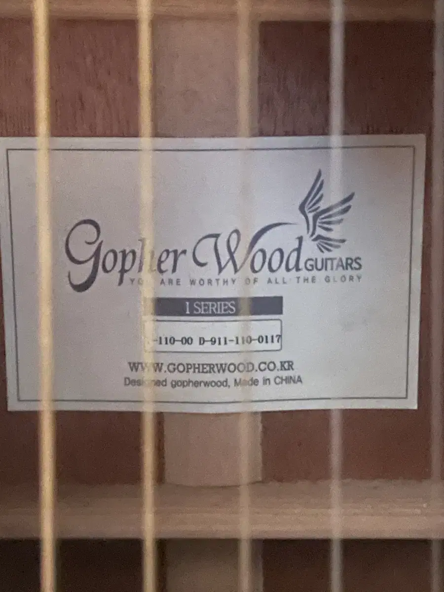 Gopher Wood I 시리즈 어쿠스틱 기타