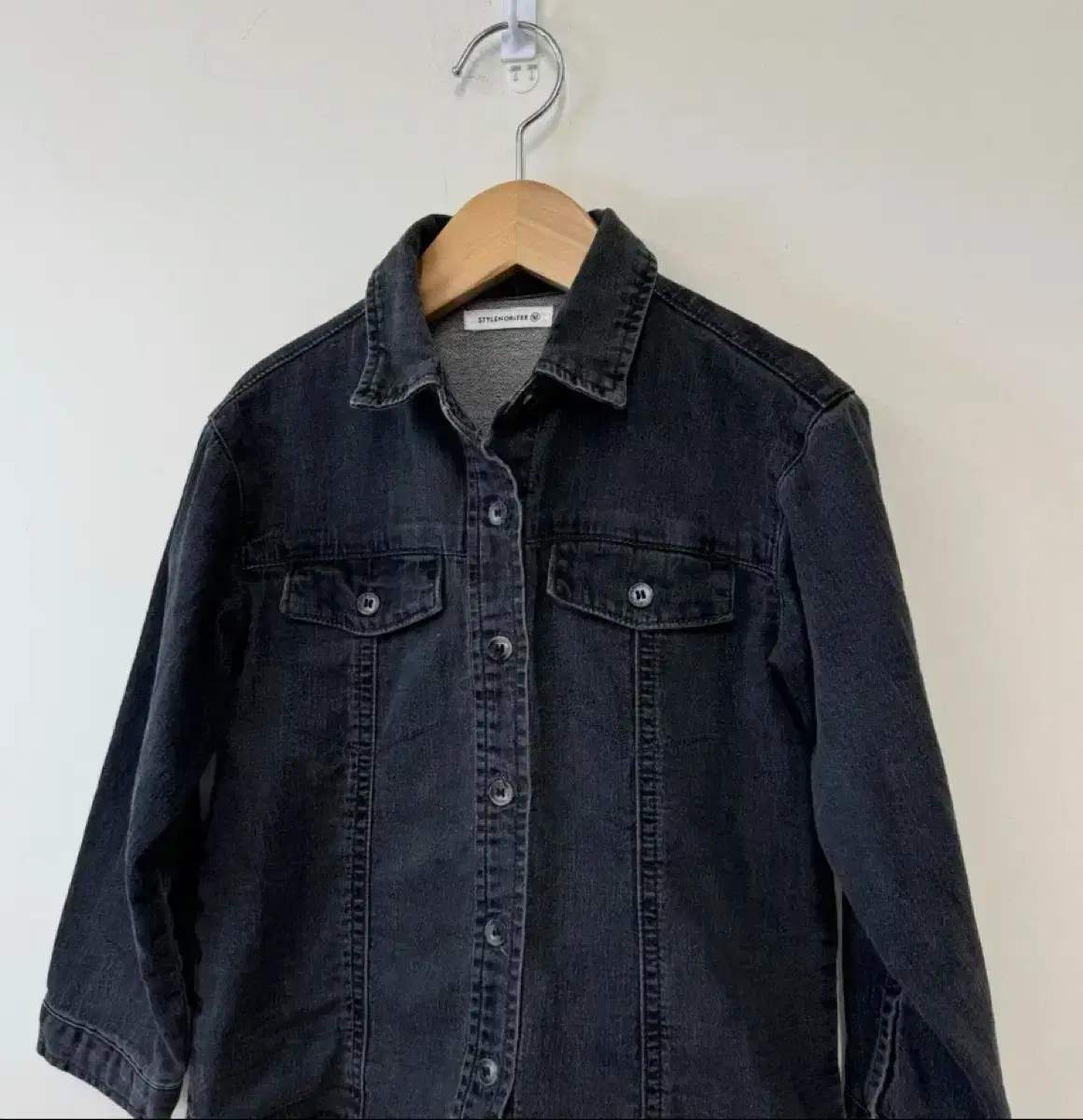 Black and Blue Denim Shirt (Style Nori )