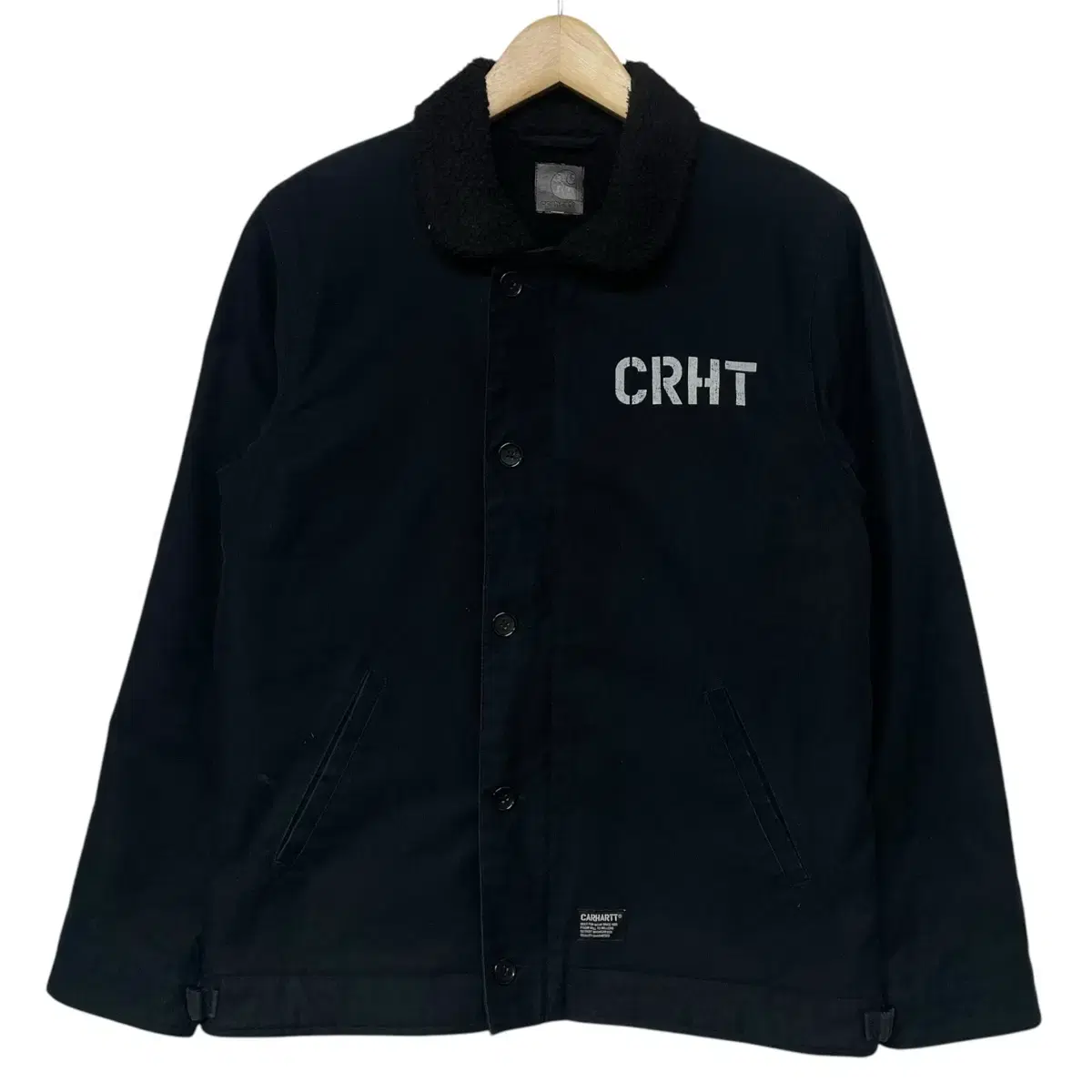 칼하트 Carhartt CRHT 워크 덱 자켓 블랙