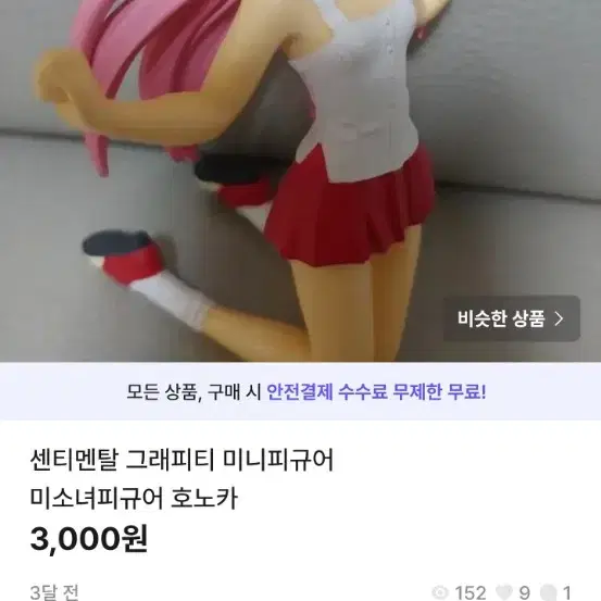 센티멘탈 그래피티 빈티지피규어 여고생피규어 30cm 사와타리 호노카