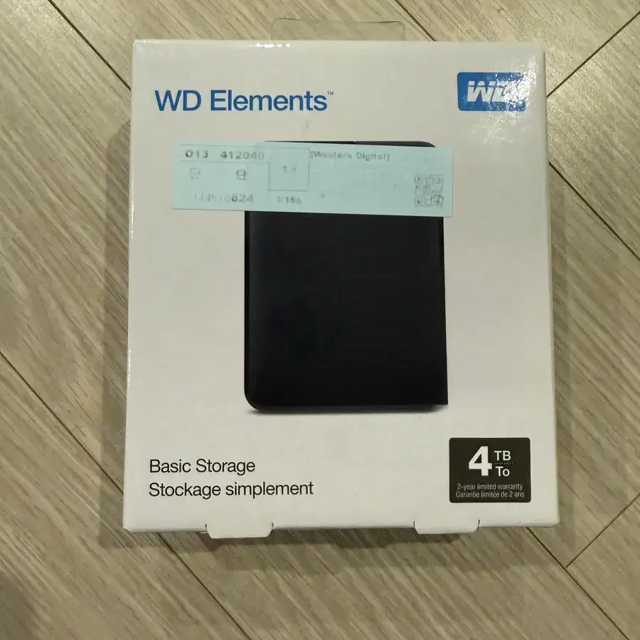 WD 외장하드 4테라(4TB) 미개봉 팝니다