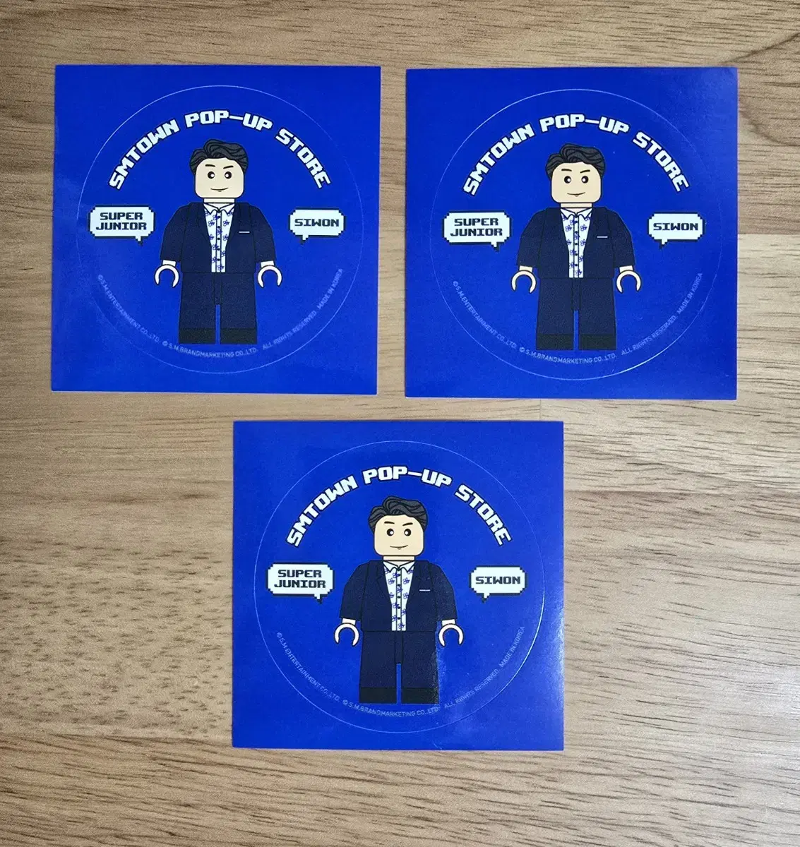 Super Junior siwon BLOCK sticker Super Junior Siwon