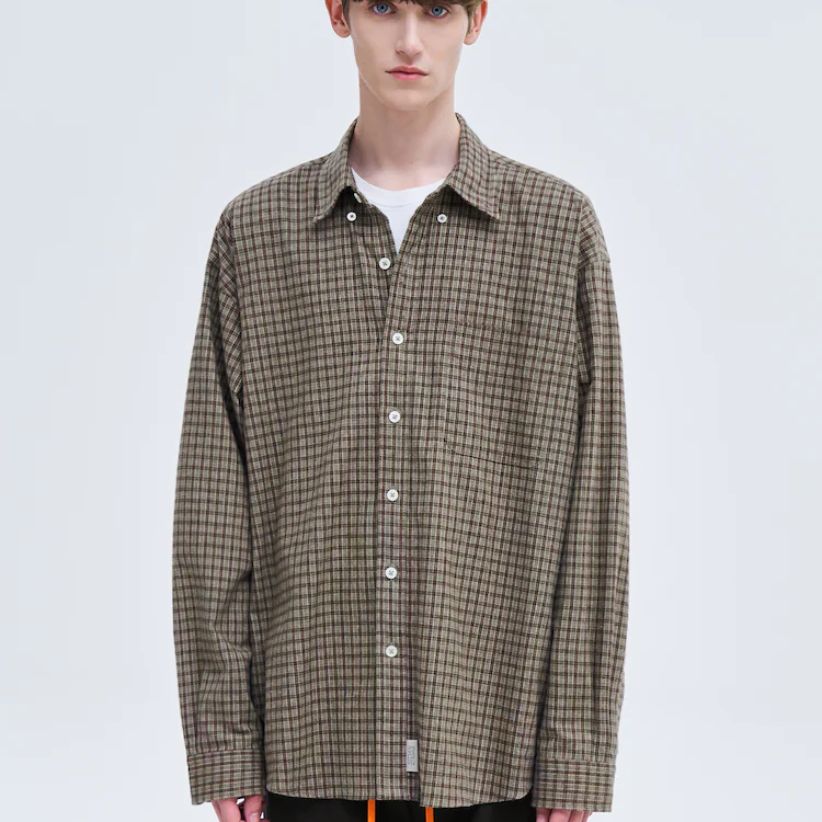 (무료배송)SEDAN-Twill Plaid Big Bd Shirt