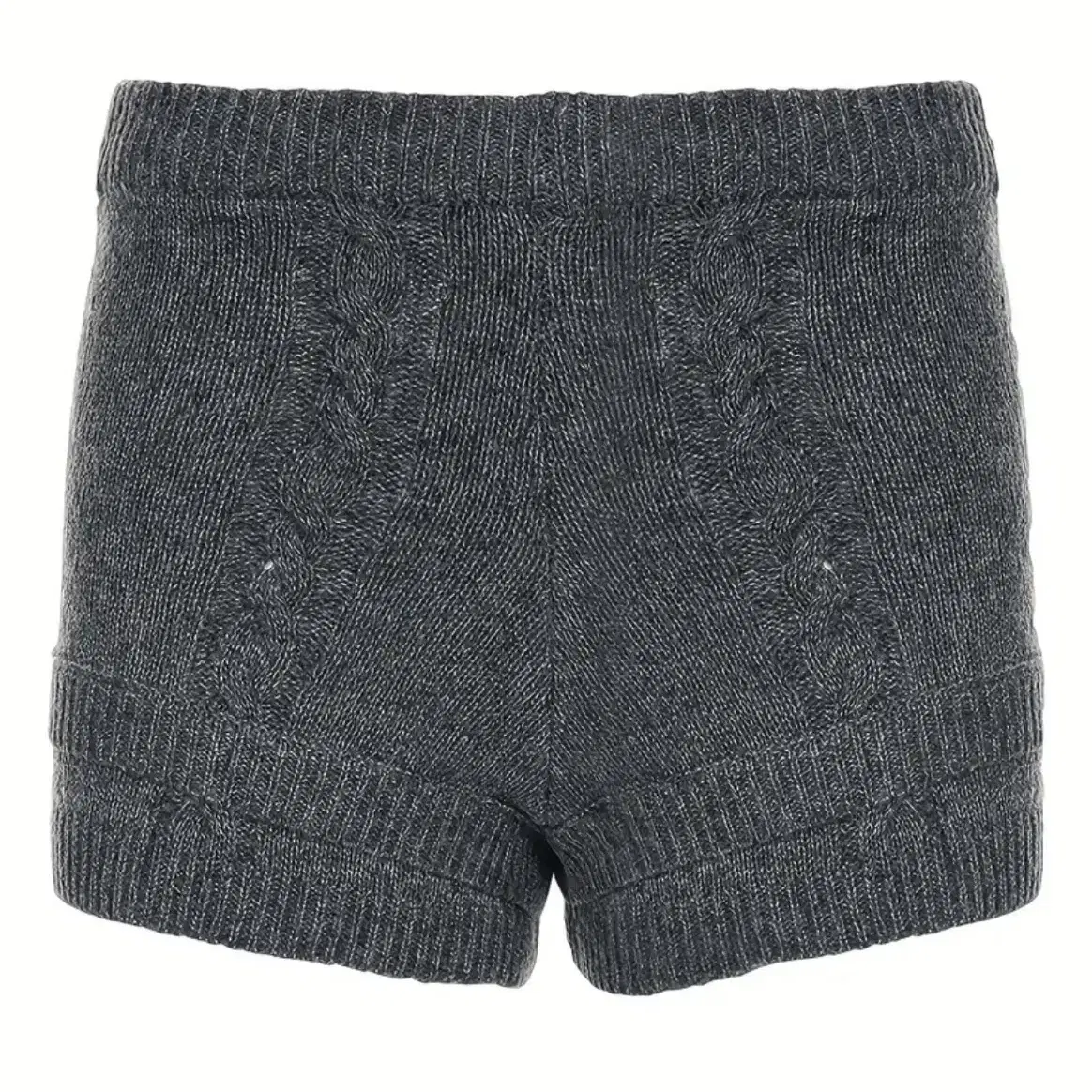 Highwaist knit short pants