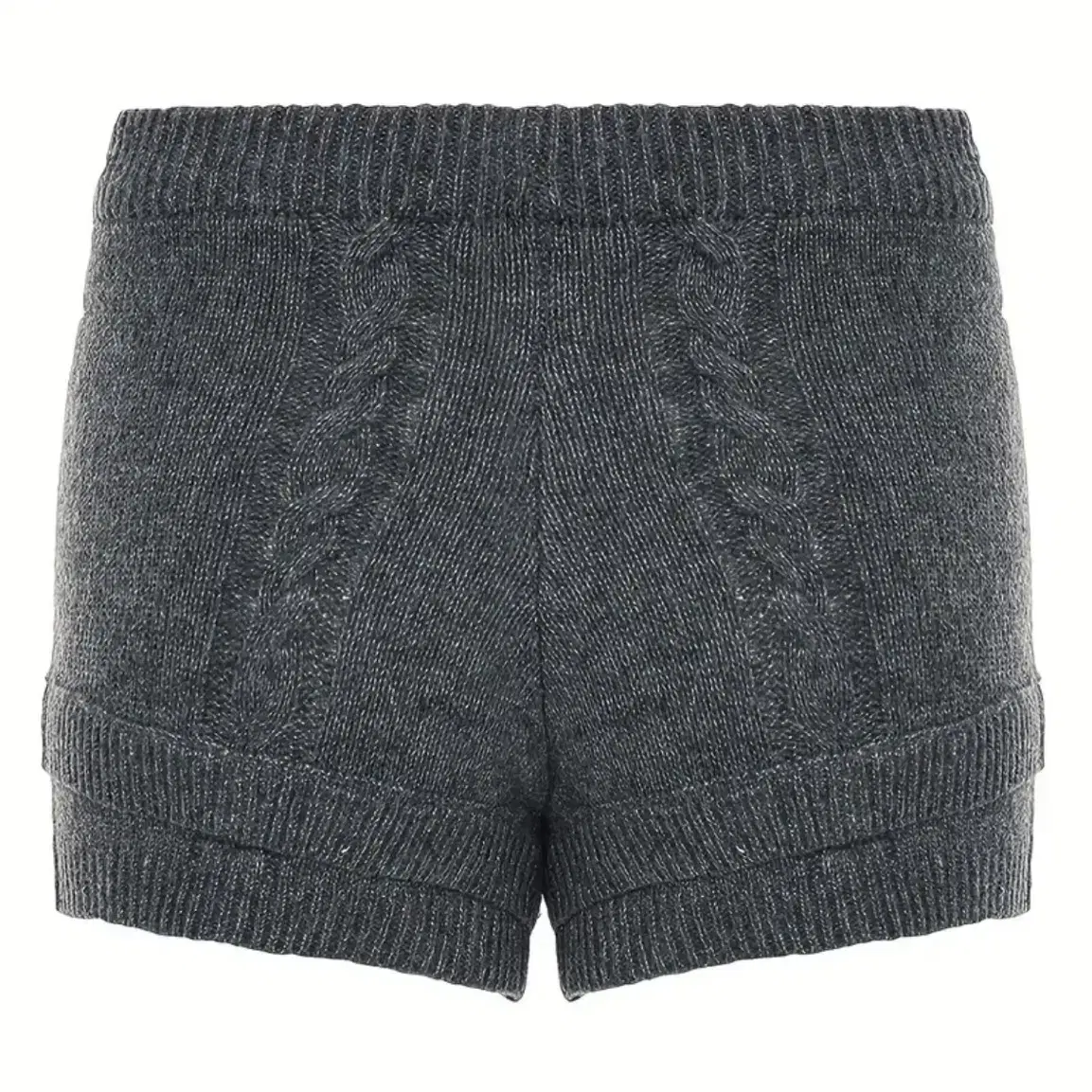 Highwaist knit short pants