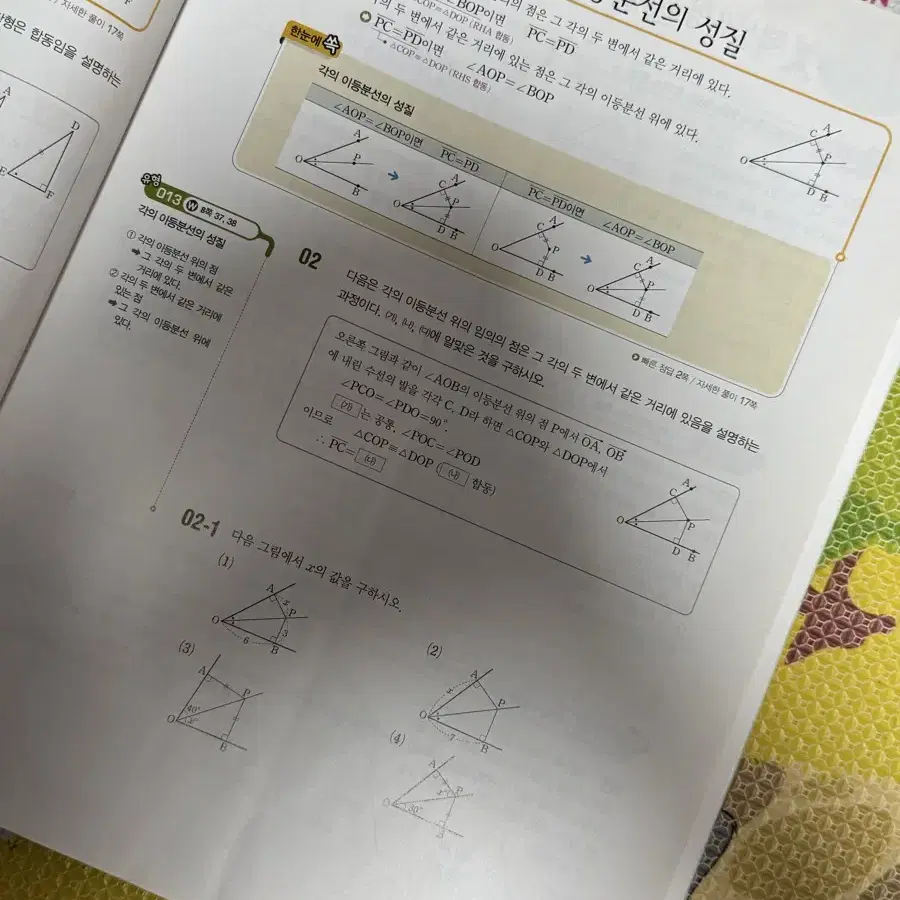 우공비 중등 2학년 수학 (하)