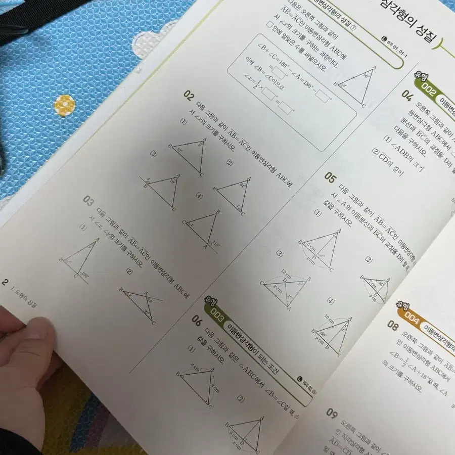 우공비 중등 2학년 수학 (하)